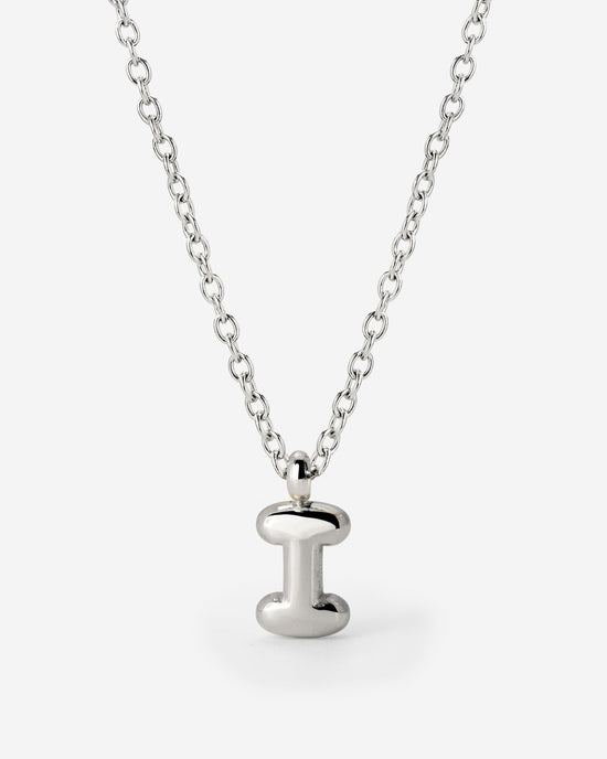 Bubble Letter Collana Argento