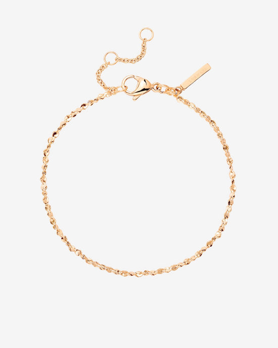 Tinsel Chain Bracciale Oro Rosa