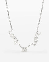 Love is Love Collana Argento