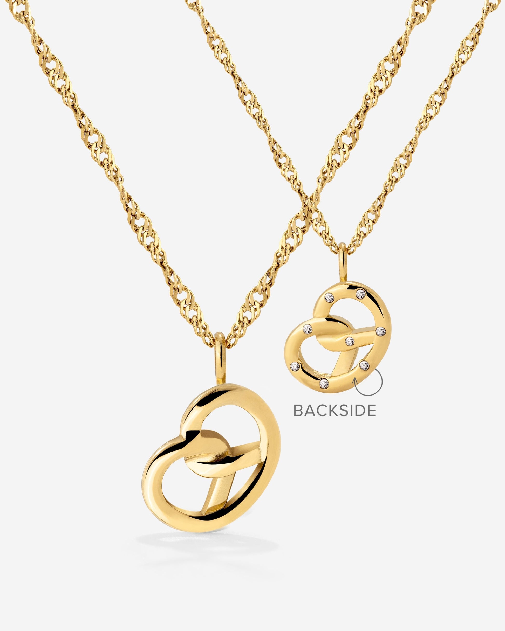 Bedazzle my Pretzel Collana Oro