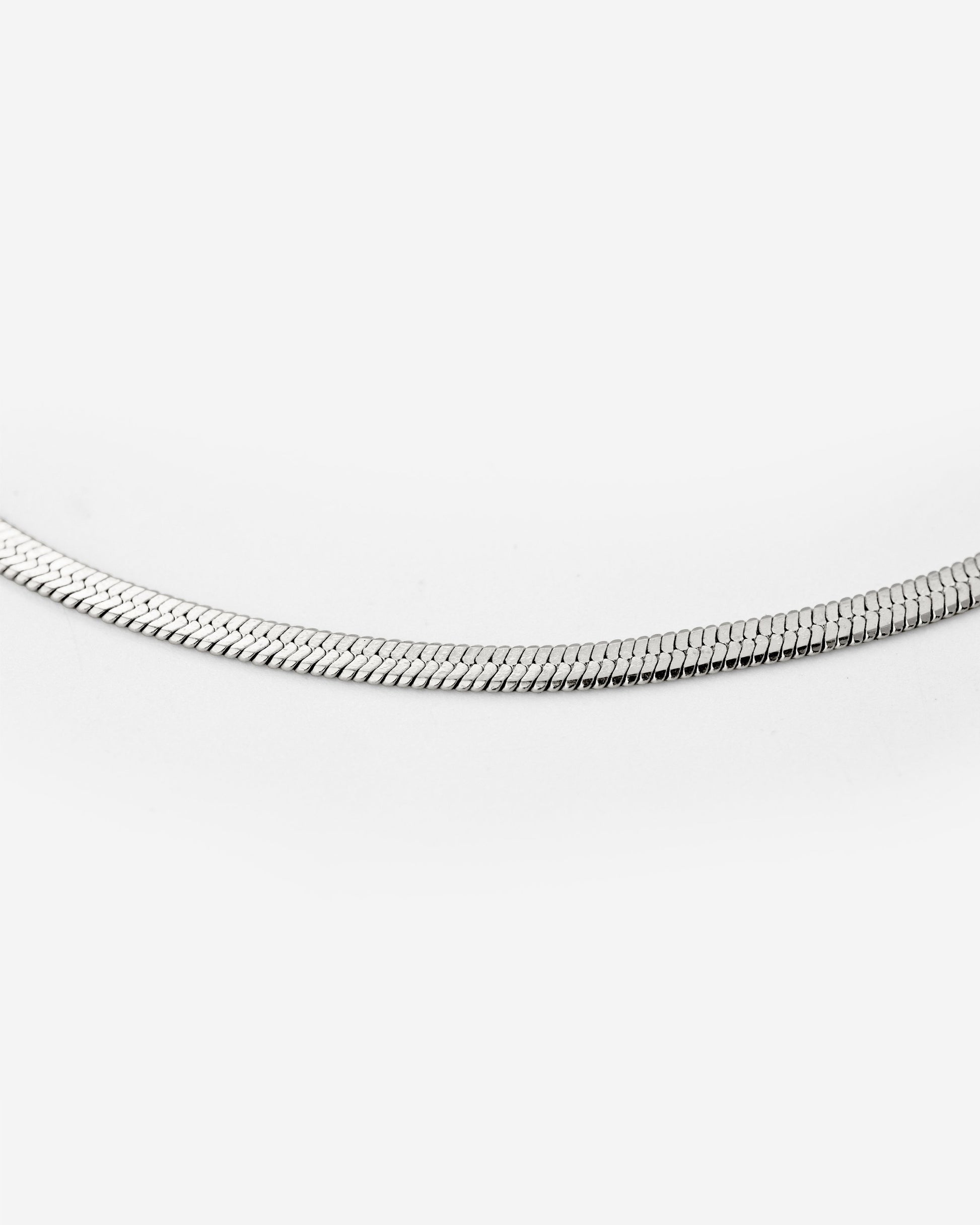 Slim Herringbone Cavigliera