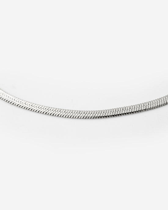 Slim Herringbone Cavigliera