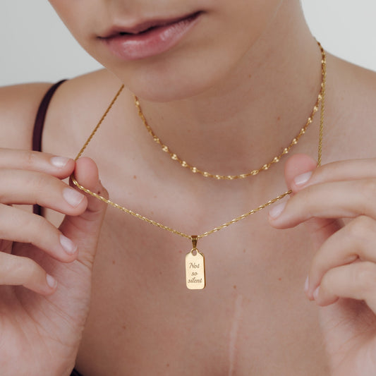 Not so silent Collana Oro