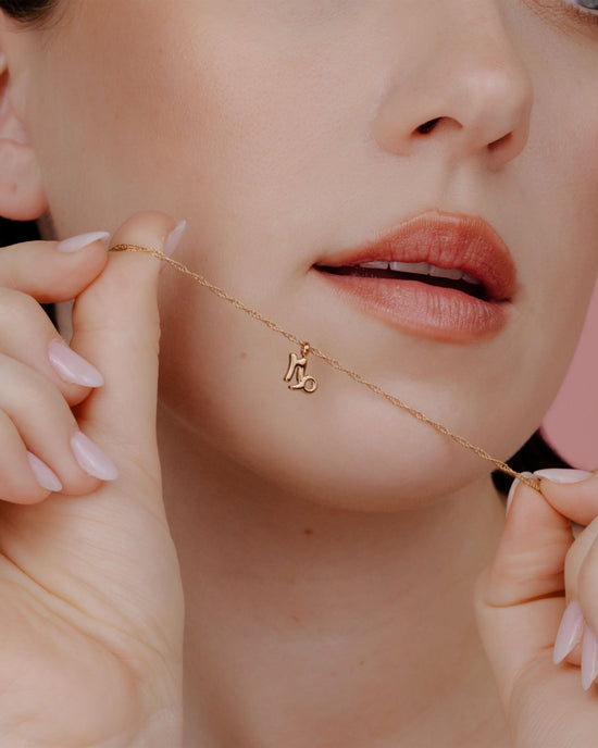 Capricorn Bubble Collana Oro Rosa