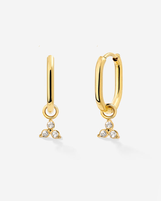Rayos Oval Hoops Baby Oro