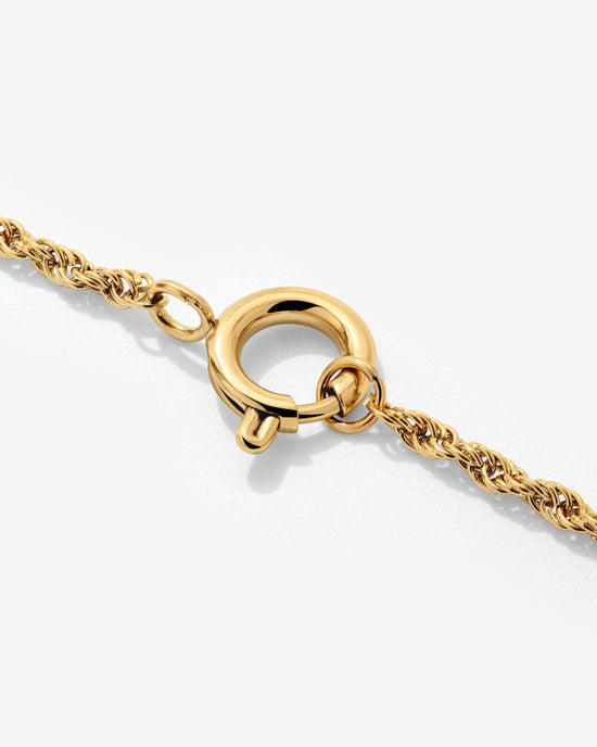 Rope Chain Charm Collana Set