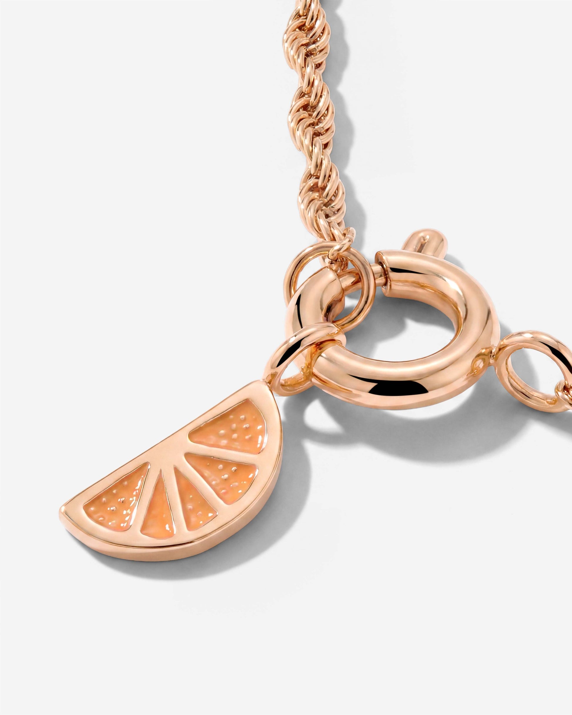 Juicy Rope Chain Collana Set Oro Rosa