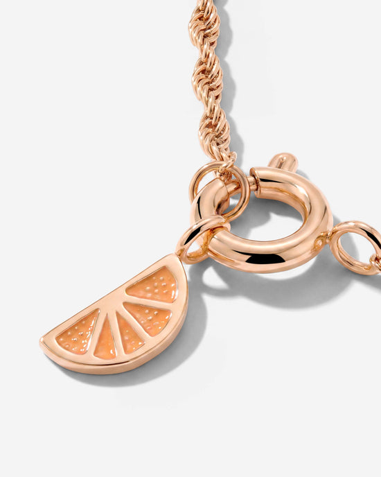 Juicy Rope Chain Collana Set Oro Rosa
