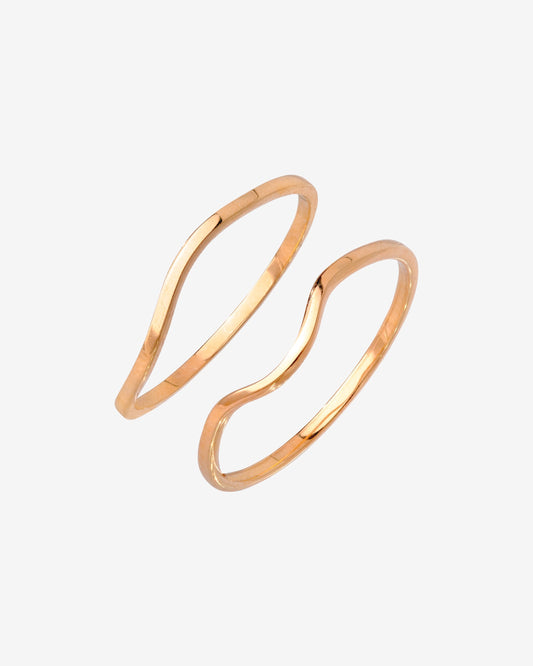 Skinny Dip Anello Duo Oro Rosa