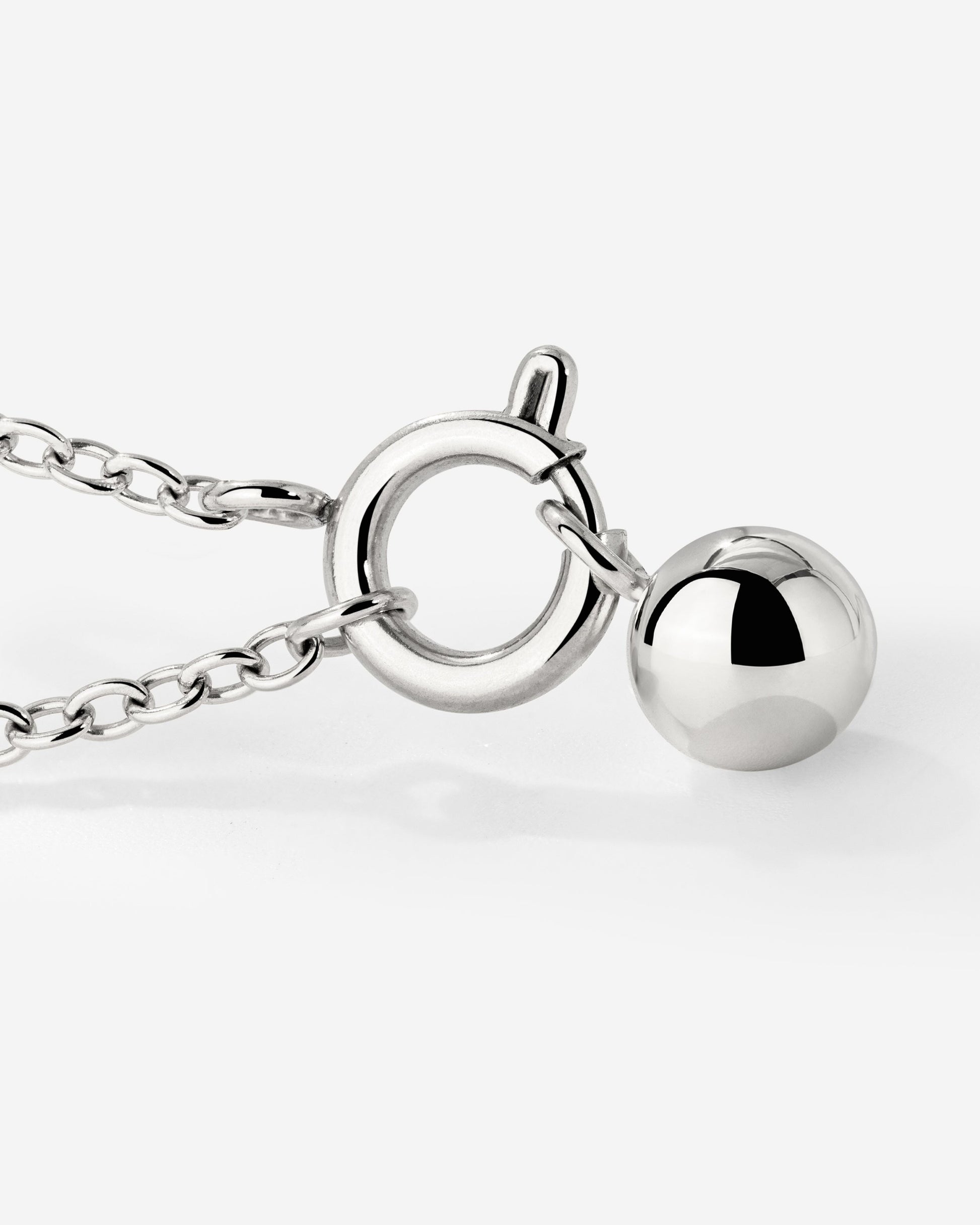 Bubbly Classic Chain Collana Set Argento