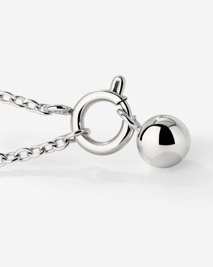 Bubbly Classic Chain Collana Set Argento