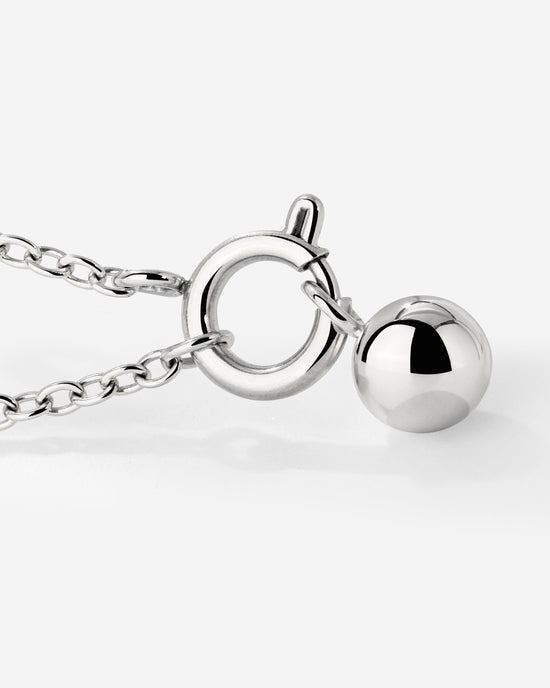 Bubbly Classic Chain Collana Set Argento