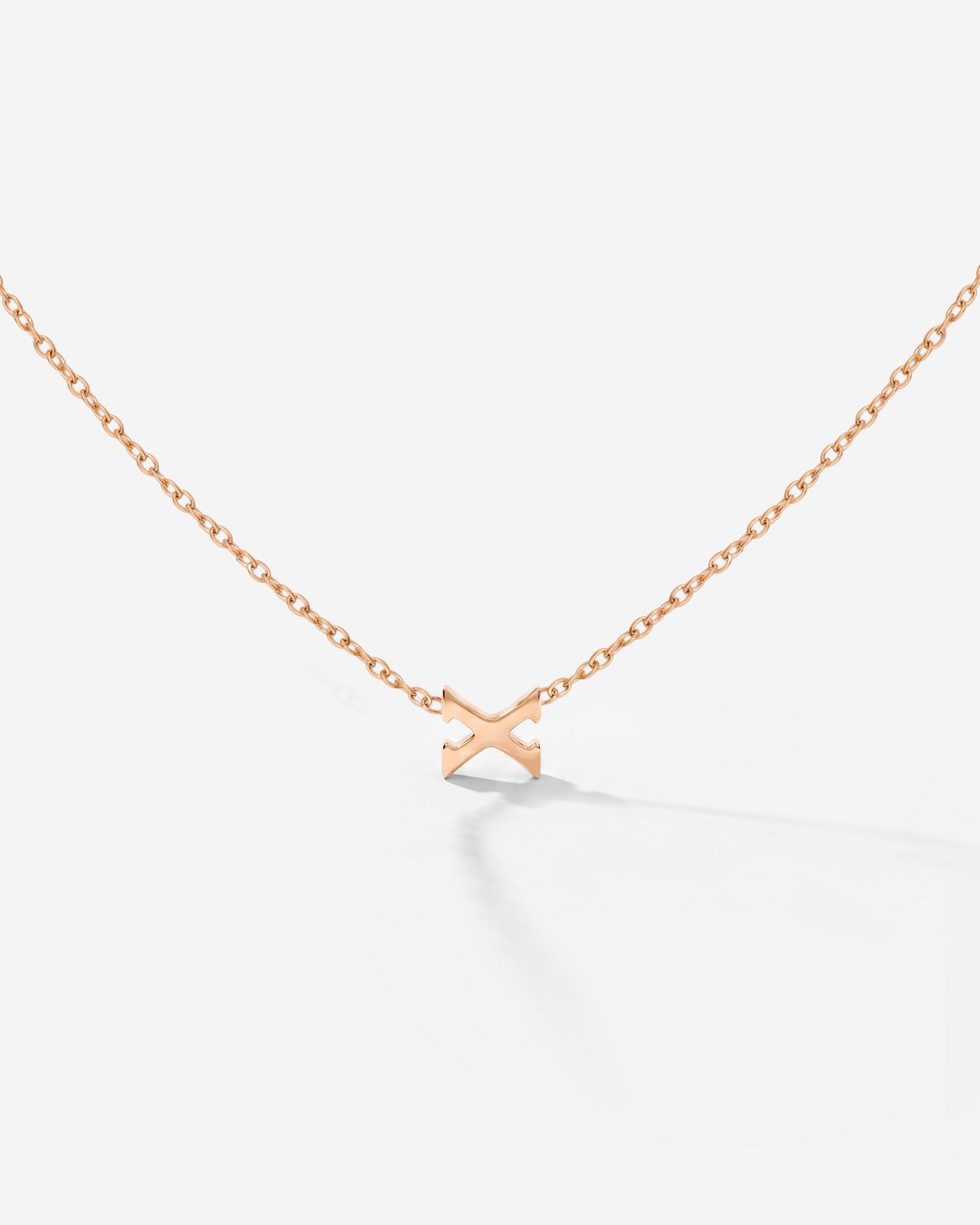 Tiny Letter Necklace