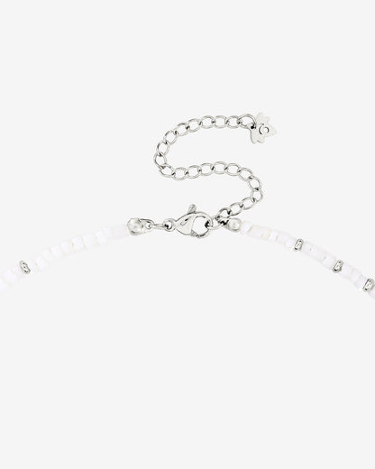 Puka Shell Collana Argento