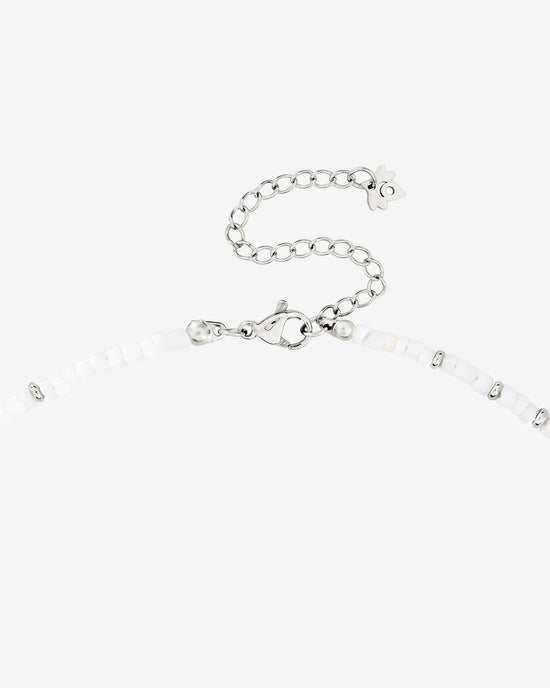 Puka Shell Collana Argento
