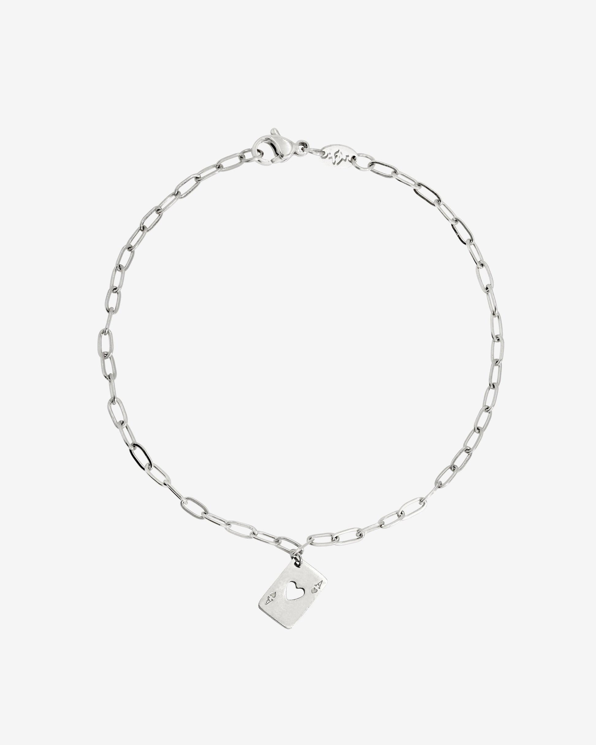 Ace Up the Sleeve Bracciale Argento