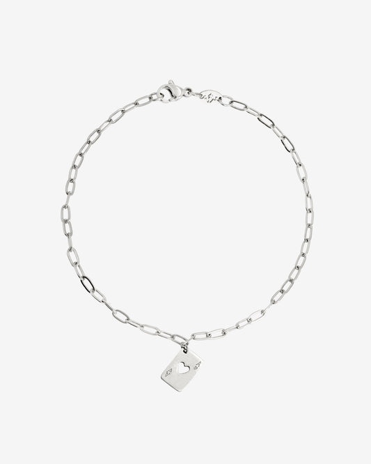 Ace Up the Sleeve Bracciale Argento