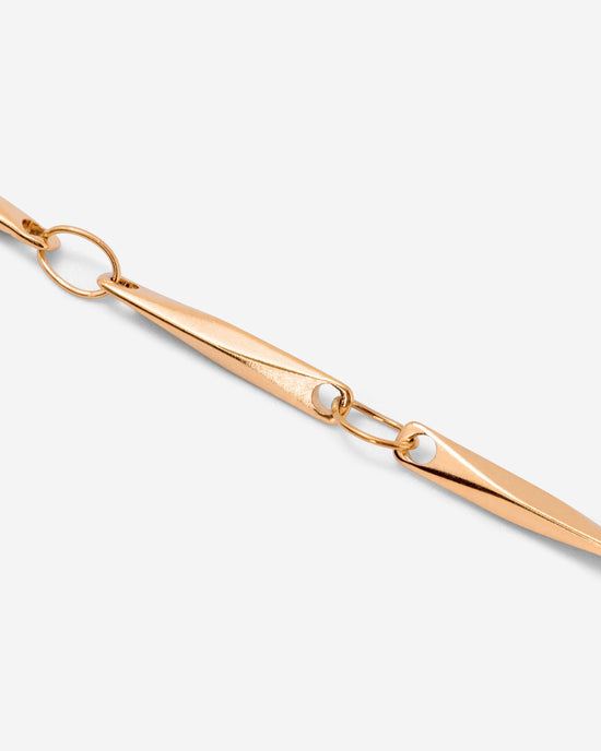 Curved Links Collana Oro Rosa