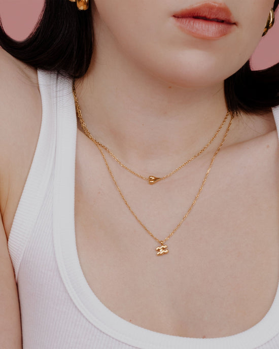 Aquarius Bubble Collana Oro Rosa