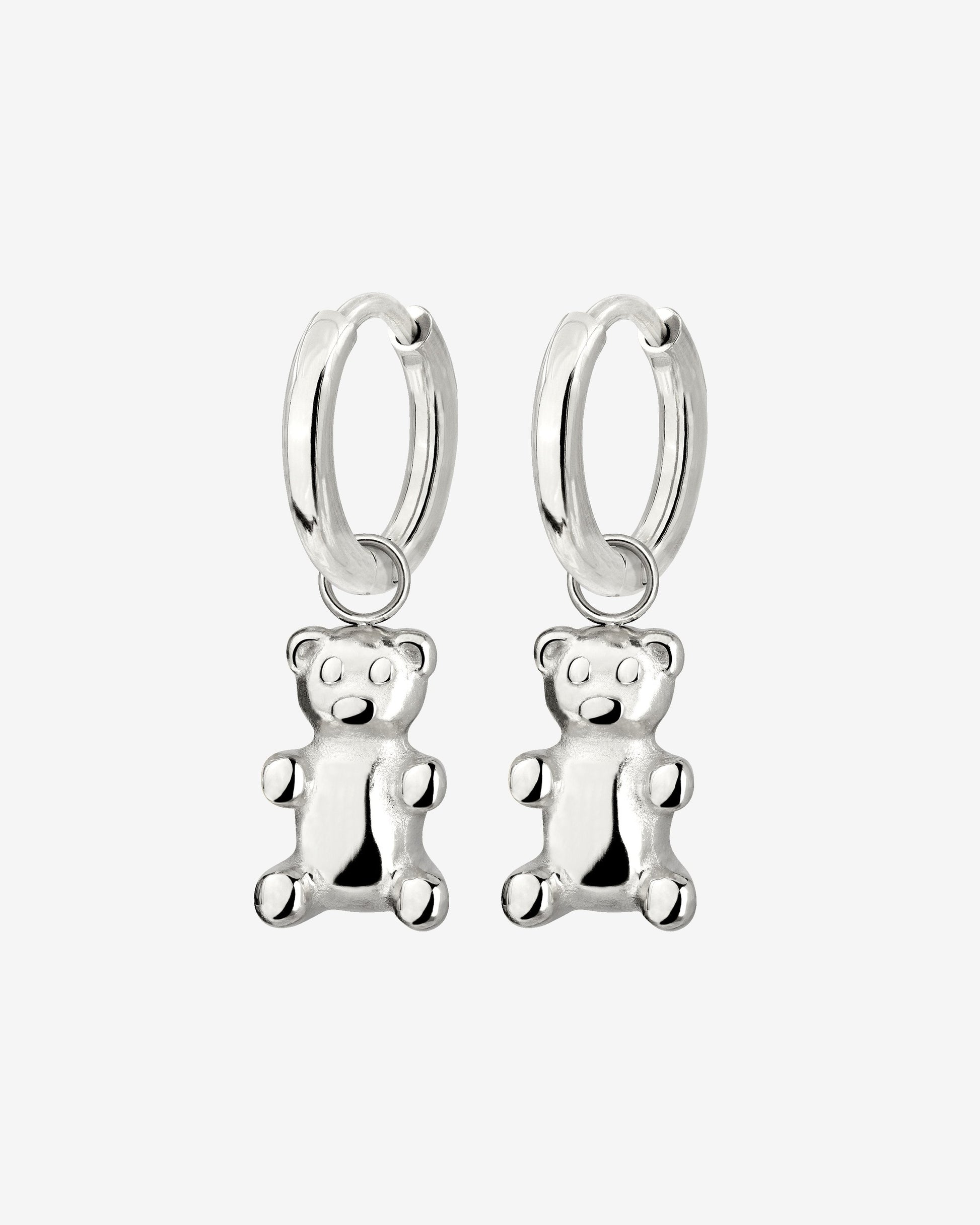 Fortune Bear Hoop Set Baby Argento