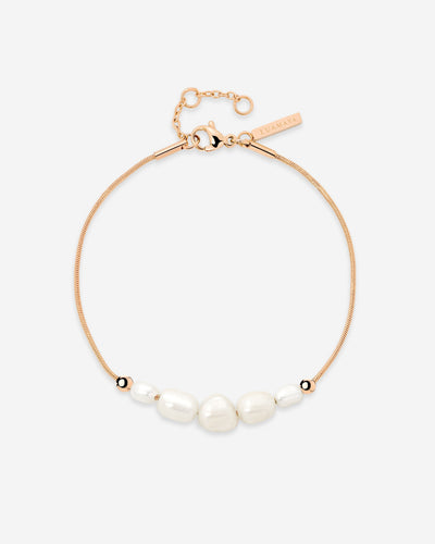 Pearlessence Bracciale Oro Rosa