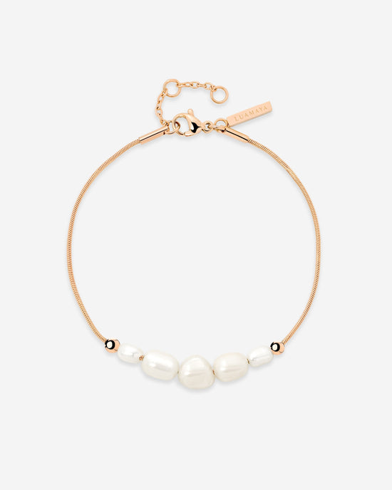 Pearlessence Bracciale Oro Rosa