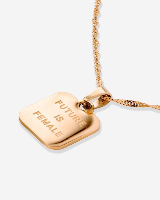 Future is female Collana Oro Rosa