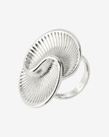 Winding Spiral Anello Argento
