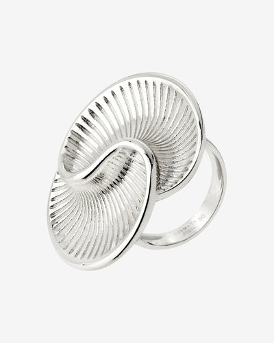 Winding Spiral Anello Argento