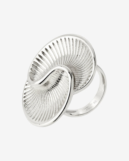 Winding Spiral Anello Argento