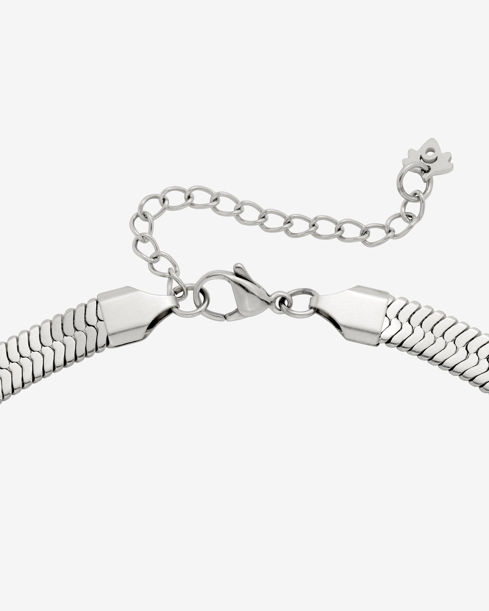 Bold Herringbone Collana Argento