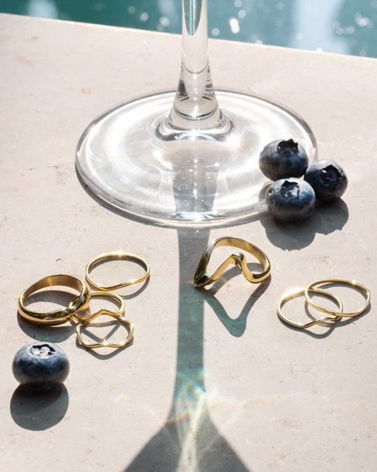 Skinny Dip Anello Duo Oro