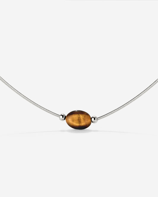 Sunflare Gem Choker Argento
