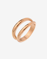 Duality Anello Oro Rosa