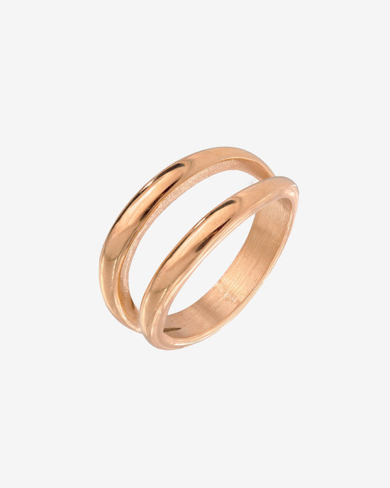 Duality Anello Oro Rosa