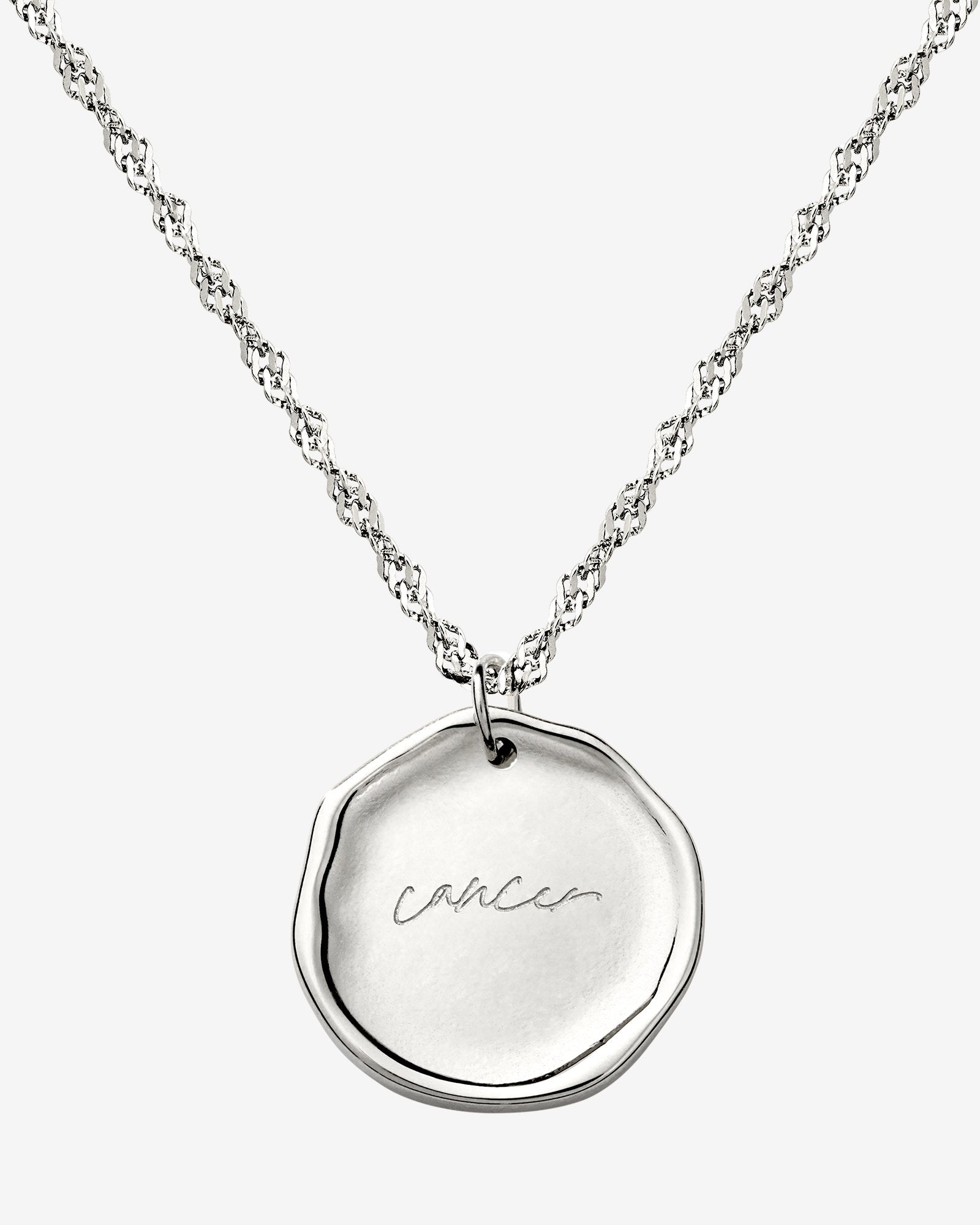 Zodiac Collana - Cancro Argento