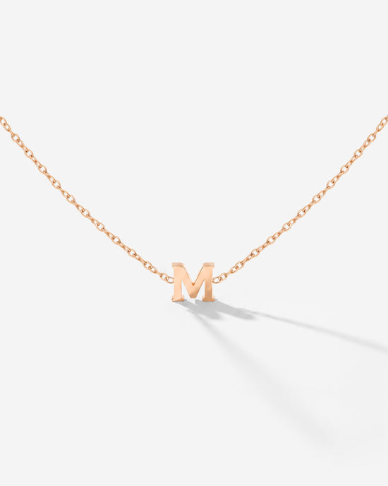 Tiny Letter Necklace