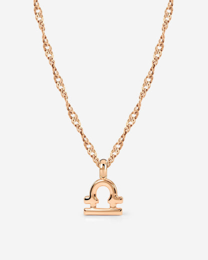 Libra Bubble Collana Oro Rosa