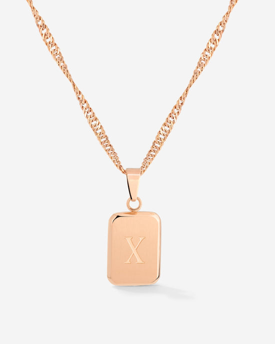 Letter Collana Oro Rosa