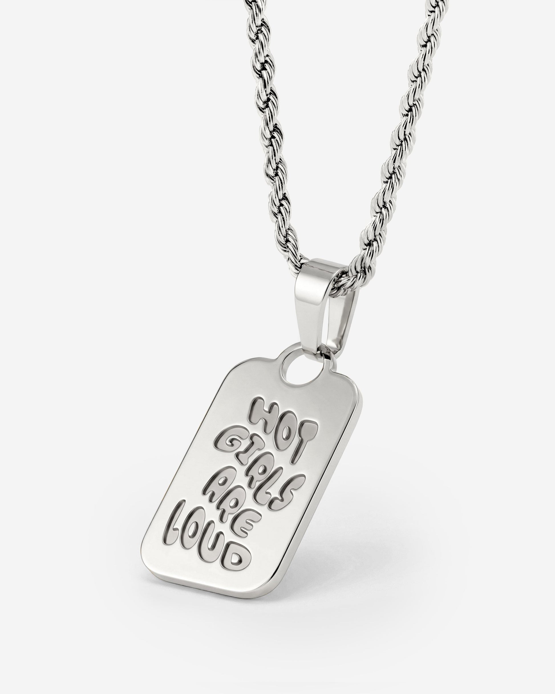 Hot girls are loud Collana Argento