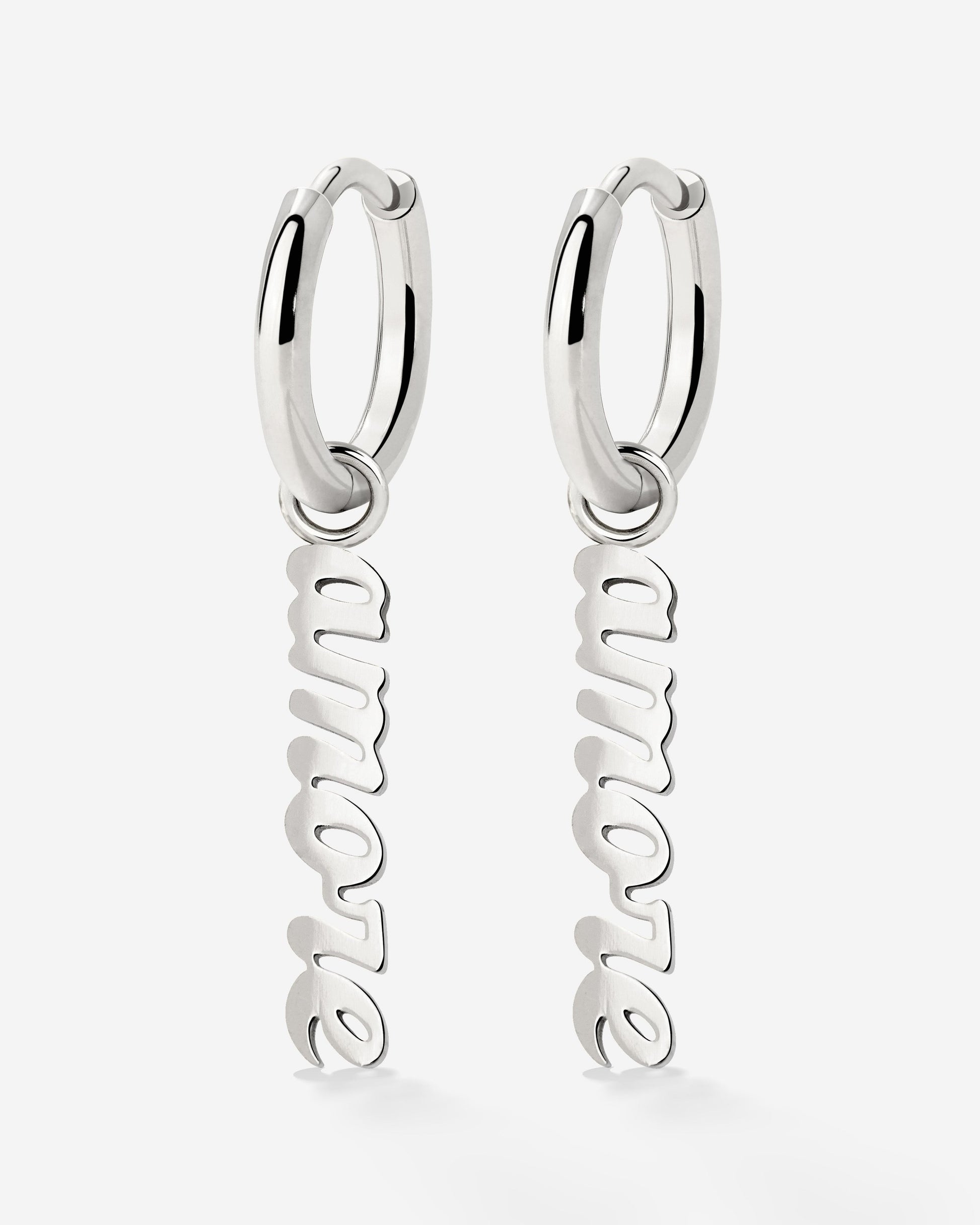Amore puro Hoop Set Small Argento