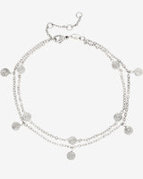 Swirl'n Double Cavigliera Argento