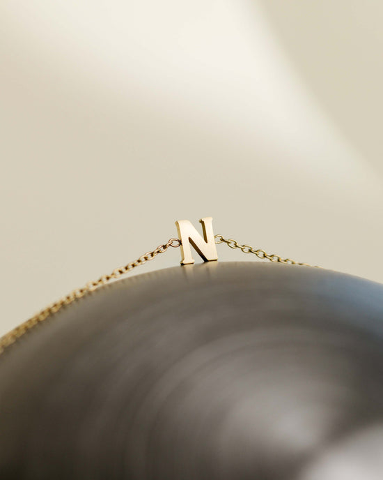 Tiny Letter Bracelet