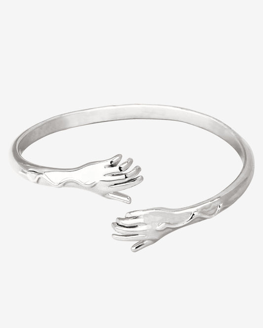 Love Lisa Hug Bangle Argento