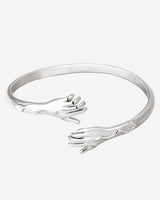 Love Lisa Hug Bangle Argento