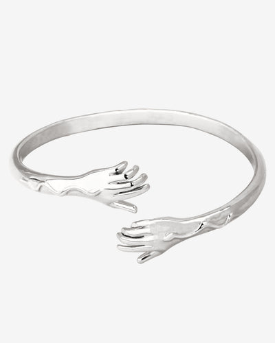 Love Lisa Hug Bangle Argento