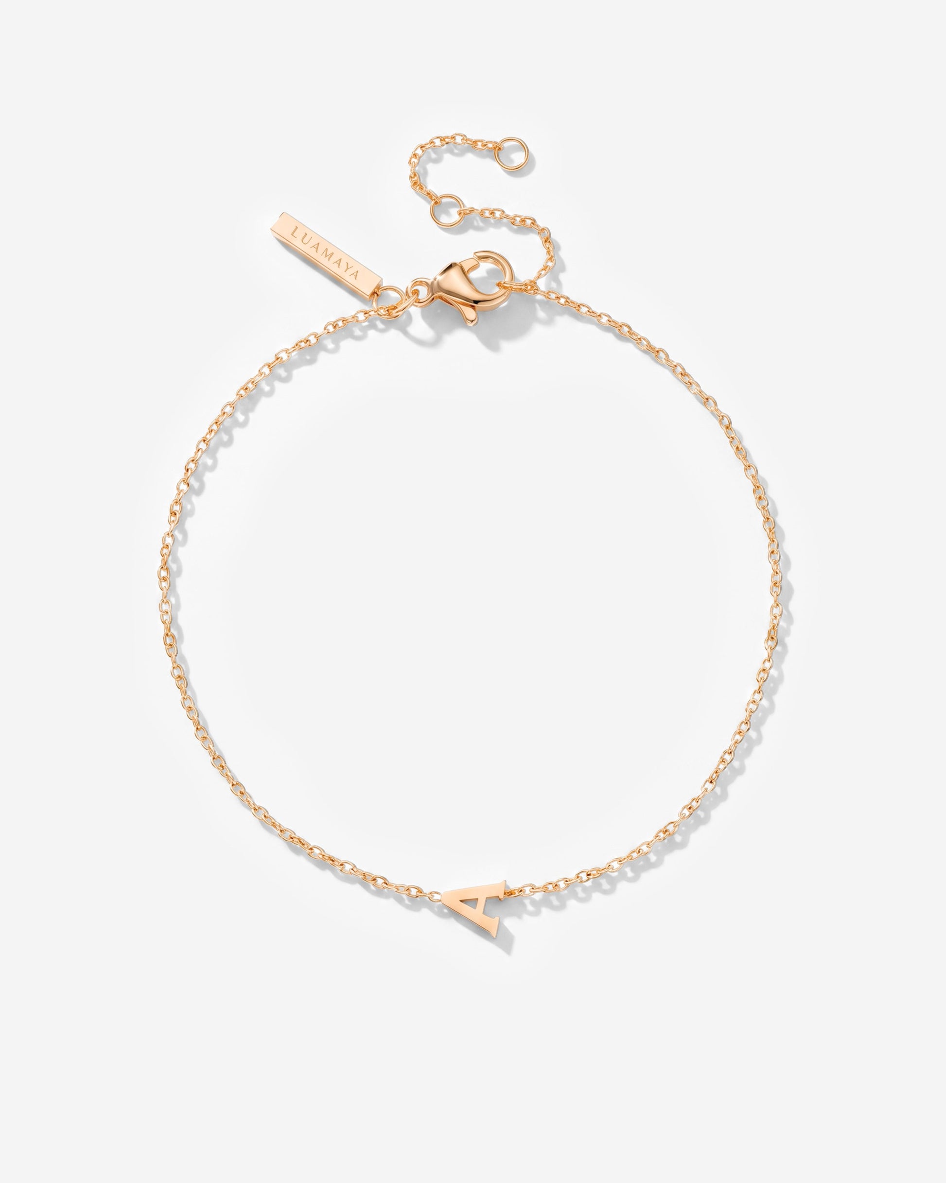Tiny Letter Bracelet