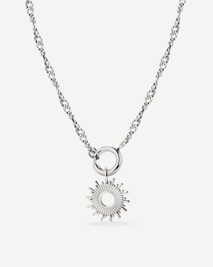 Sun Ray Singapore Chain Collana Argento