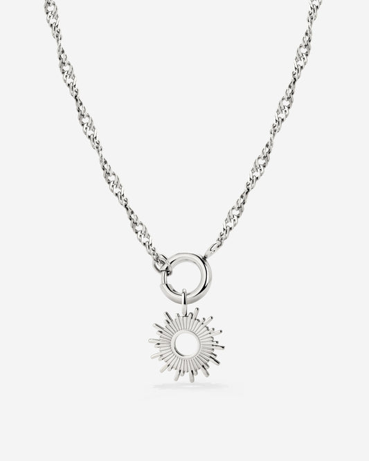 Sun Ray Singapore Chain Collana Argento