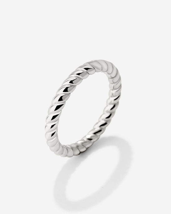 Endless Twist Anello Argento